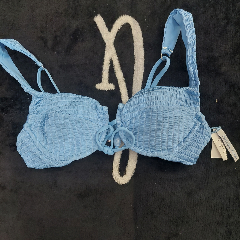 isabella rose‎ Blue Textured Women's Bra small